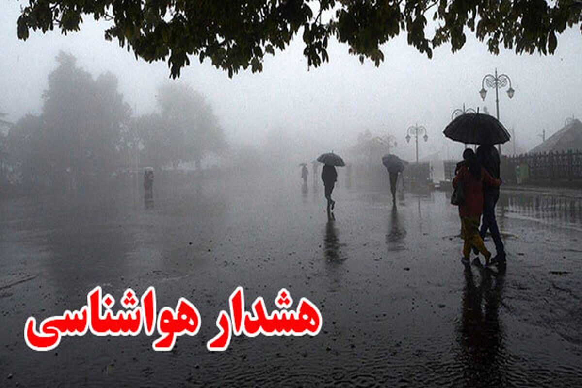بارش شدید باران نیمه جنوبی فارس را فرامی‌گیرد