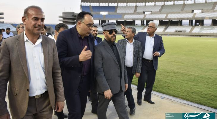 بازدید استاندار فارس از روند آماده‌سازی ورزشگاه پارس