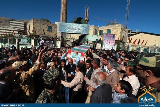 پیکر دو شهید بی نشان در گلدشت معالی آباد آرام گرفت