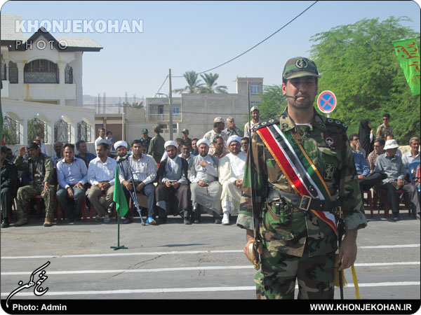 مراسم رژه 31 شهریور، با شکوه تمام در شهرستان خنج برگزار شد + تصاویر