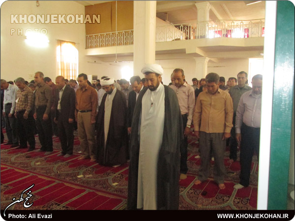 نماز عید قربان در خنج اقامه شد + تصاویر