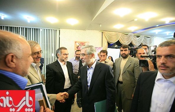 حسین فریدون در مناظره احمدی نژاد - موسوی + عکس