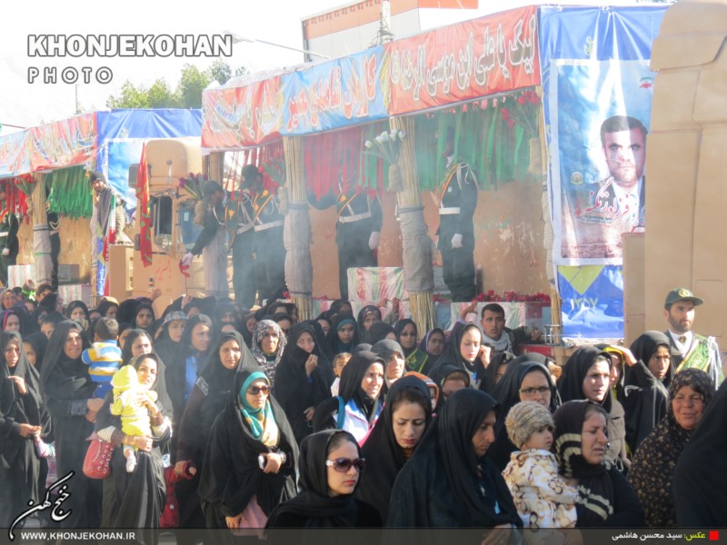 گزارش تصویری(1): استقبال باشکوه تسنن و تشیع خنج از کاروان شهدای گمنام