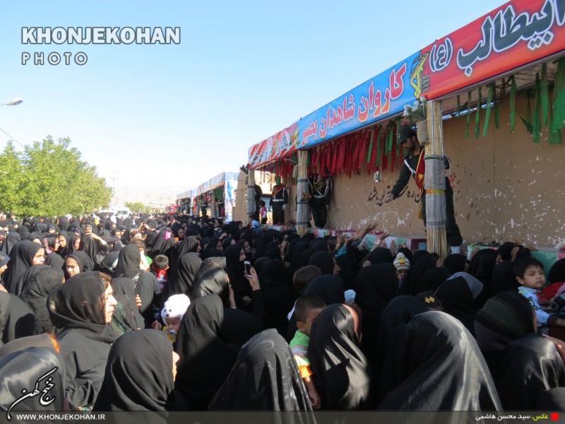 گزارش تصویری(1): استقبال باشکوه تسنن و تشیع خنج از کاروان شهدای گمنام