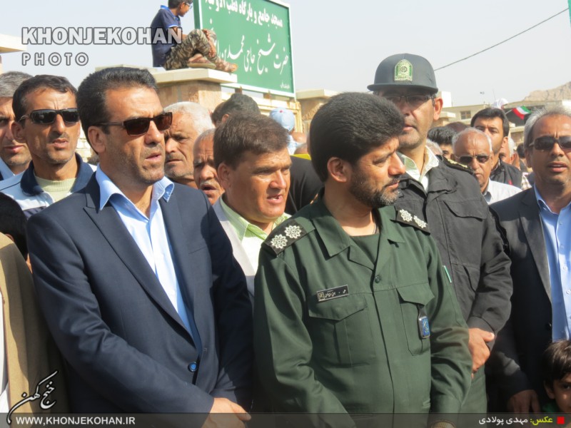 گزارش تصویری: حماسه تسنن و تشیع خنج در راهپیمایی 22 بهمن