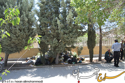 مکان جدید سایت زباله، اداره آبفای استهبان شد!!