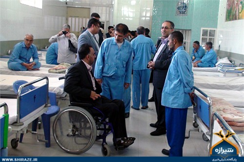 بازدید مدیرکل اداره تعاون از آسایشگاه جانبازان