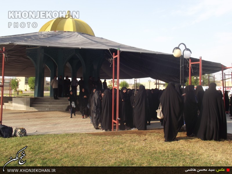 تصاویر: اعزام 120 دانش آموز دختر خنجی به اردوی راهیان نور جنوب