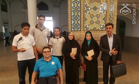برگزاری مراسم بدرقه ملی پوشان پارالمپیکی استان فارس