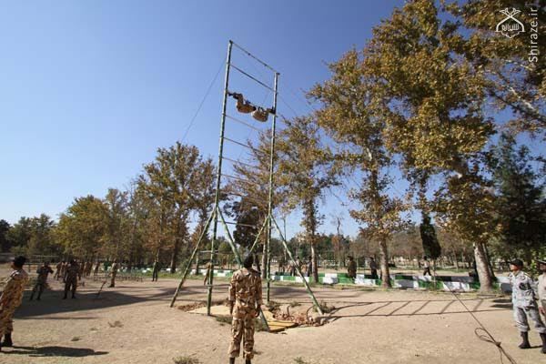آموزش نیروهای آتش نشانی با همکاری ارتش