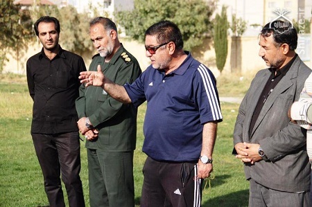 حضور غلام پیروانی در تمرین فجرشهیدسپاسی + عکس