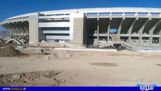 آخرین تصاویر از ورزشگاه بزرگ میانرود شیراز/فروردین 96