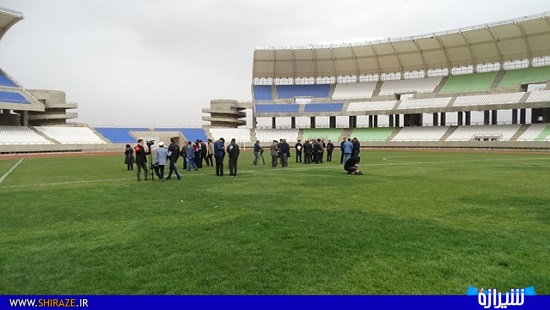 بازدید رسانه های خارجی از ورزشگاه پارس شیراز + تصاویر بازدید رسانه های خارجی از ورزشگاه پارس شیراز + تصاویر
