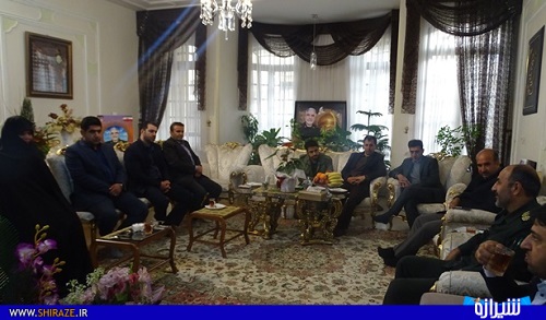 دیدار جامعه ورزش فارس با خانواده شهید اسکندری+عکس