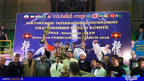 درخشش نمایندگان فارس در مسابقات بین المللی کیوکوشین اهواز+ عکس