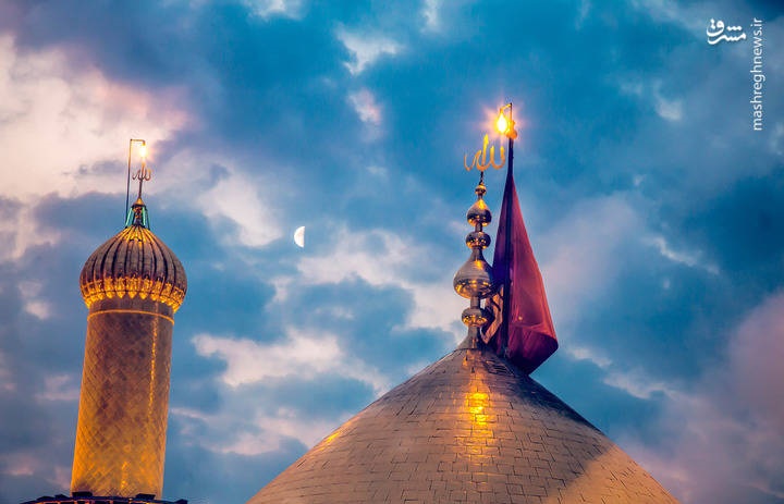 تصاویری زیبا از گنبد حرم امام حسین(ع)