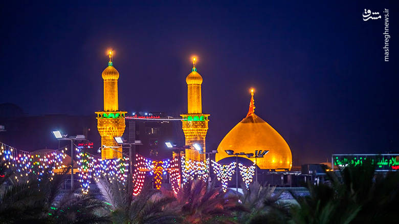 تصاویری زیبا از گنبد حرم امام حسین(ع)