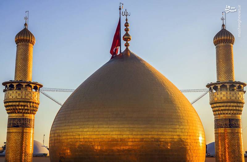 تصاویری زیبا از گنبد حرم امام حسین(ع)