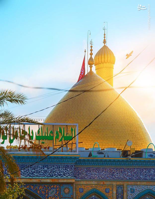 تصاویری زیبا از گنبد حرم امام حسین(ع)