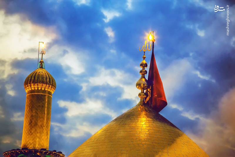 تصاویری زیبا از گنبد حرم امام حسین(ع)