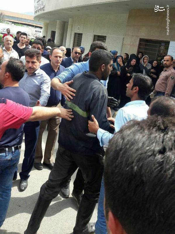 عکس/ مصدومان حادثه معدن زغال سنگ آزادشهر