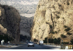 چهارخطه شدن تنگ ابوالحیات