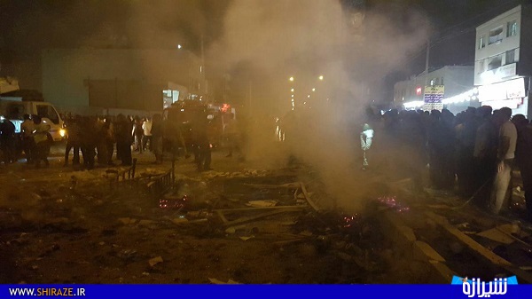 انفجار شدید در شیراز/انتقال 17 مجروح به بیمارستان+ تصاویر