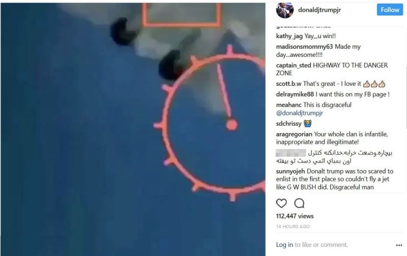 کامنت جالب یک ایرانی در اینستاگرام پسر ترامپ!+ عکس کامنت جالب یک ایرانی در اینستاگرام پسر ترامپ!+ عکس