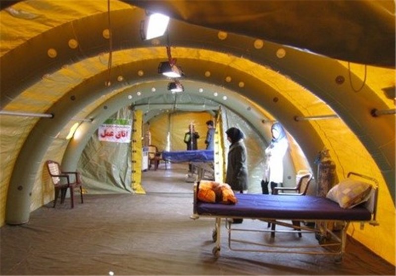 برپایی بیمارستان صحرایی شهدای مدافع حرم در منطقه محروم مزایجان بوانات برپایی بیمارستان صحرایی شهدای مدافع حرم در منطقه محروم مزایجان بوانات