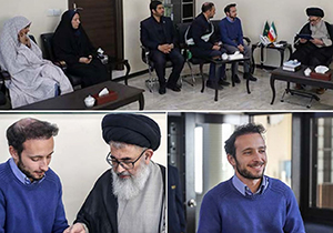 تشرف جوان پرتغالی به دین مبین اسلام در حرم مطهر شاهچراغ (ع)