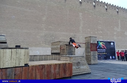 برگزاری مسابقات پارکور قهرمانی کشور در شیراز + تصاویر