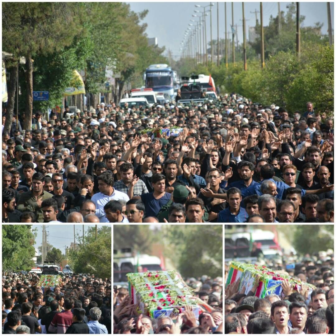 تشیع شهید مدافع حرم در فسا