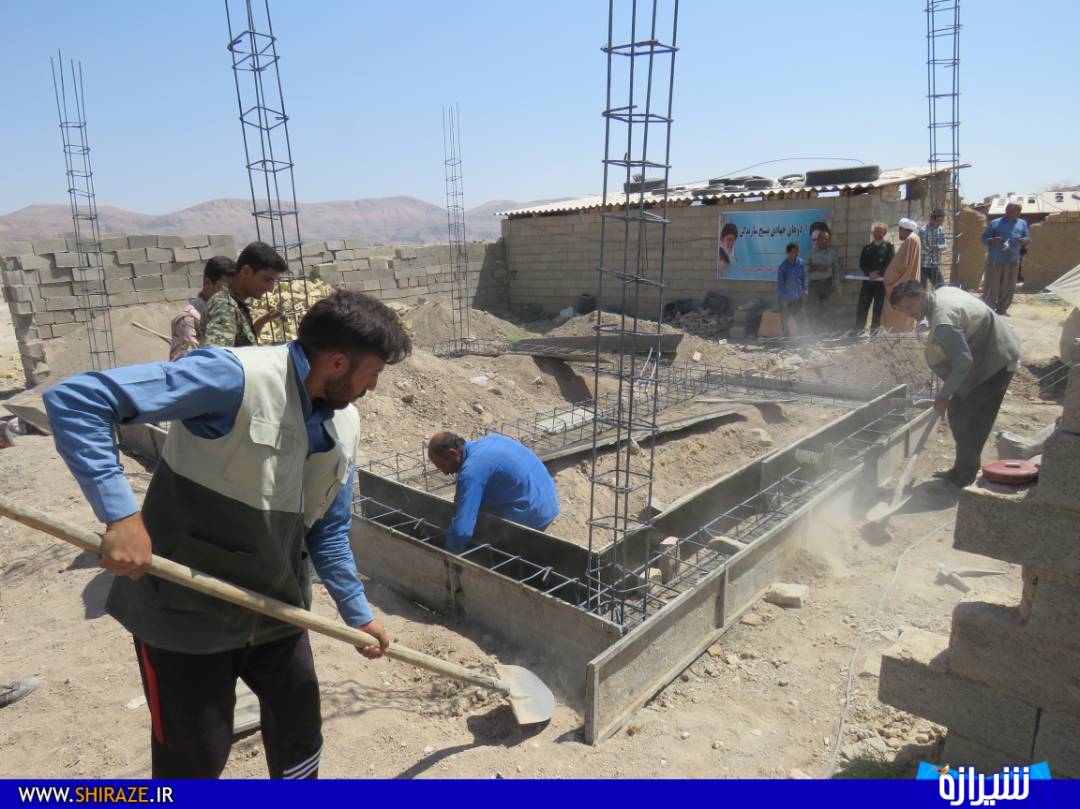 شور خدمت رسانی و سازندگی جهادگران بسیجی فارس در رزمایش«خدمت»+ فیلم و تصاویر