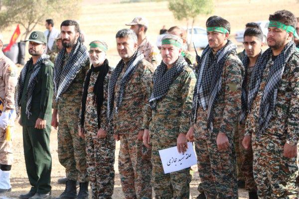 رزمایش بسیجیان ناحیه محمد رسول الله در سپیدان