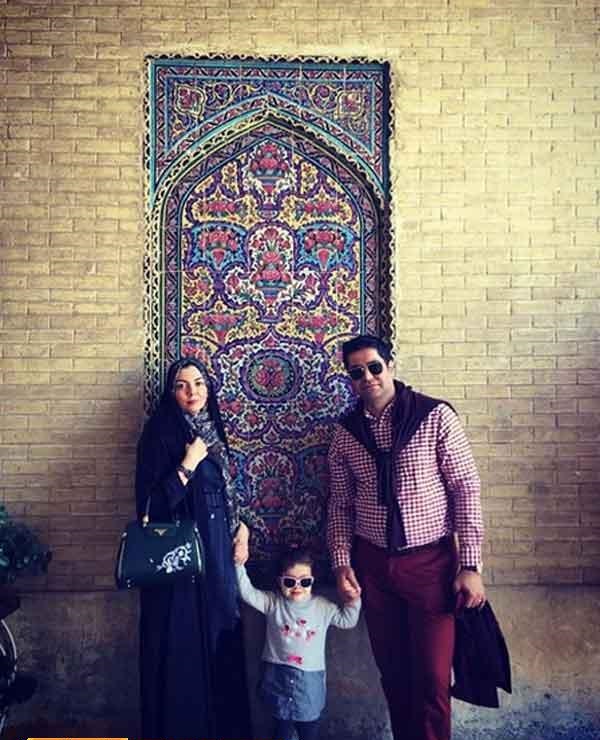 عکس/ مجری جنجالی زن و خانواده اش در شیراز