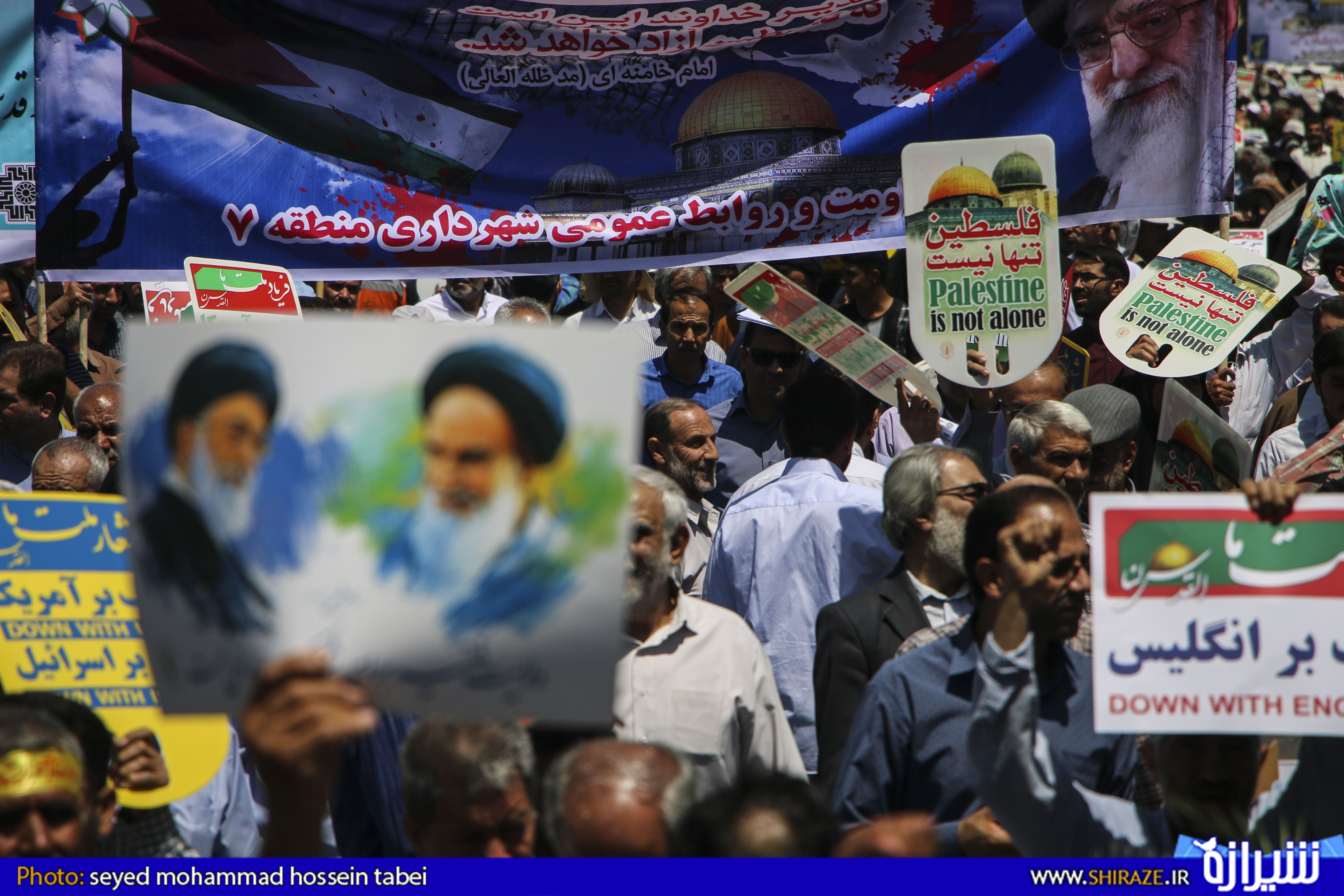 دهها هزار شیرازی «معامله قرن» را محکوم کردند دهها هزار شیرازی «معامله قرن» را محکوم کردند