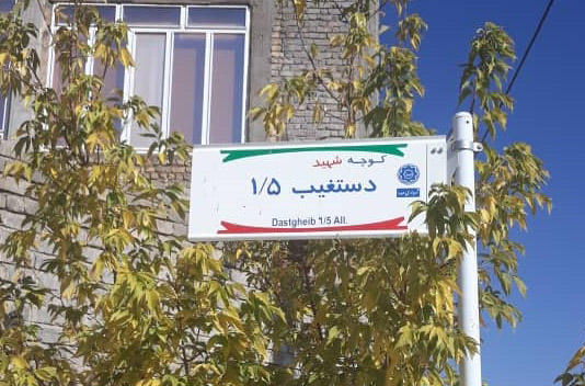 درج و نصب ۶۰ واژه شهید بر روی تابلوهای تمامی کوچه ها شهید دستغیب صدرا درج و نصب ۶۰ واژه شهید بر روی تابلوهای تمامی کوچه ها شهید دستغیب صدرا