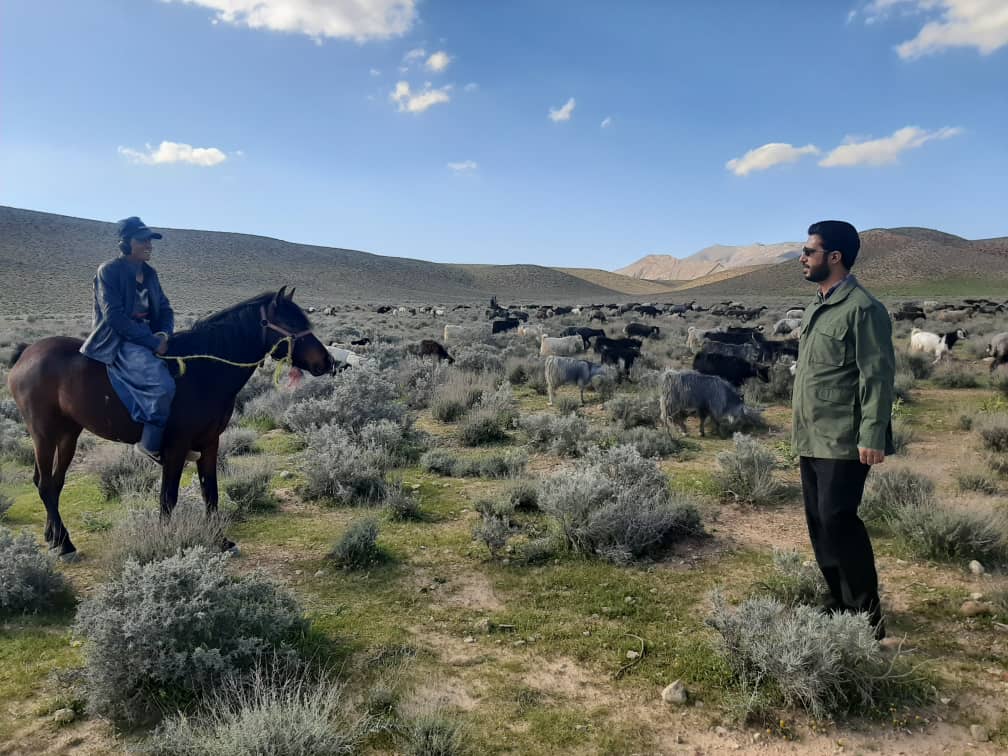 سرکشی و گشت زنی از عشایر در حال کوچ سرکشی و گشت زنی از عشایر در حال کوچ