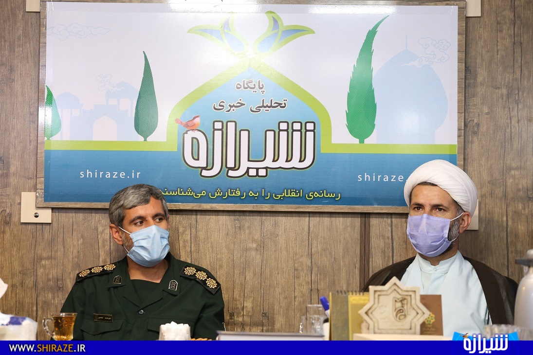 بازدید معاون هماهنگ‌کننده و مسئول نمایندگی ولی فقیه در سپاه فجر از دفتر شیرازه
