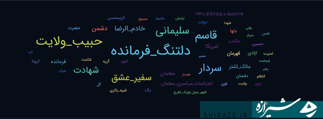هشتگ #دلتنگ_فرمانده نیز در کنار هشتگ #hero ترند توییتر فارسی شد