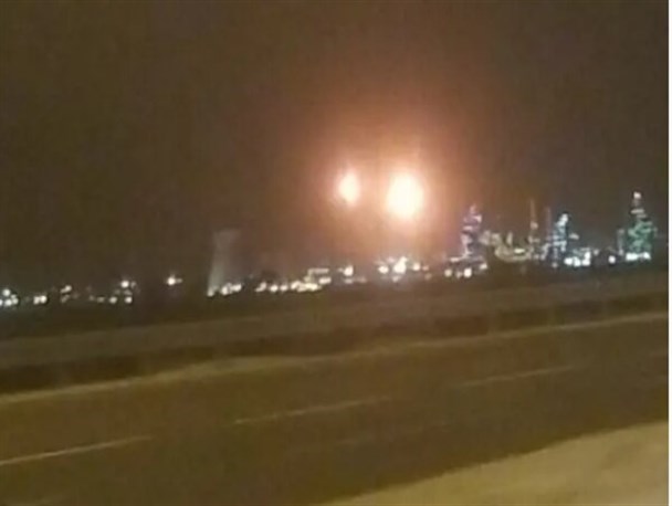 آتش‌سوزی بزرگ در پالایشگاه نفت حیفا