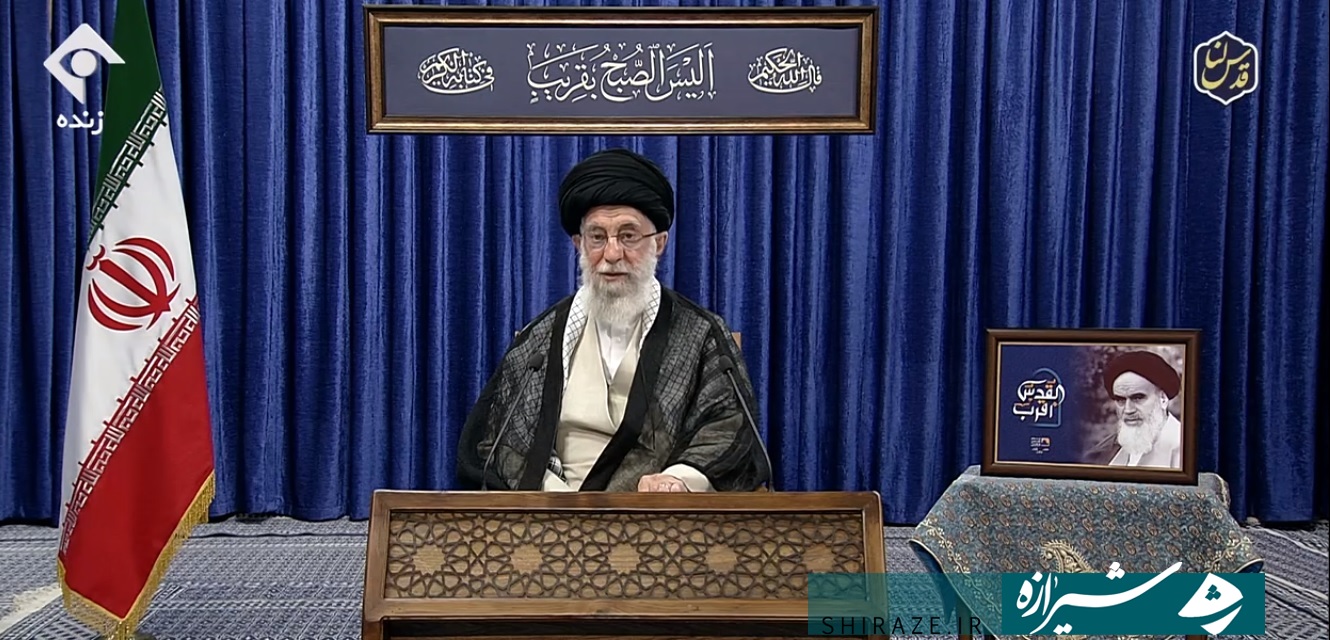 رهبر انقلاب در روز قدس رهبر انقلاب در روز قدس
