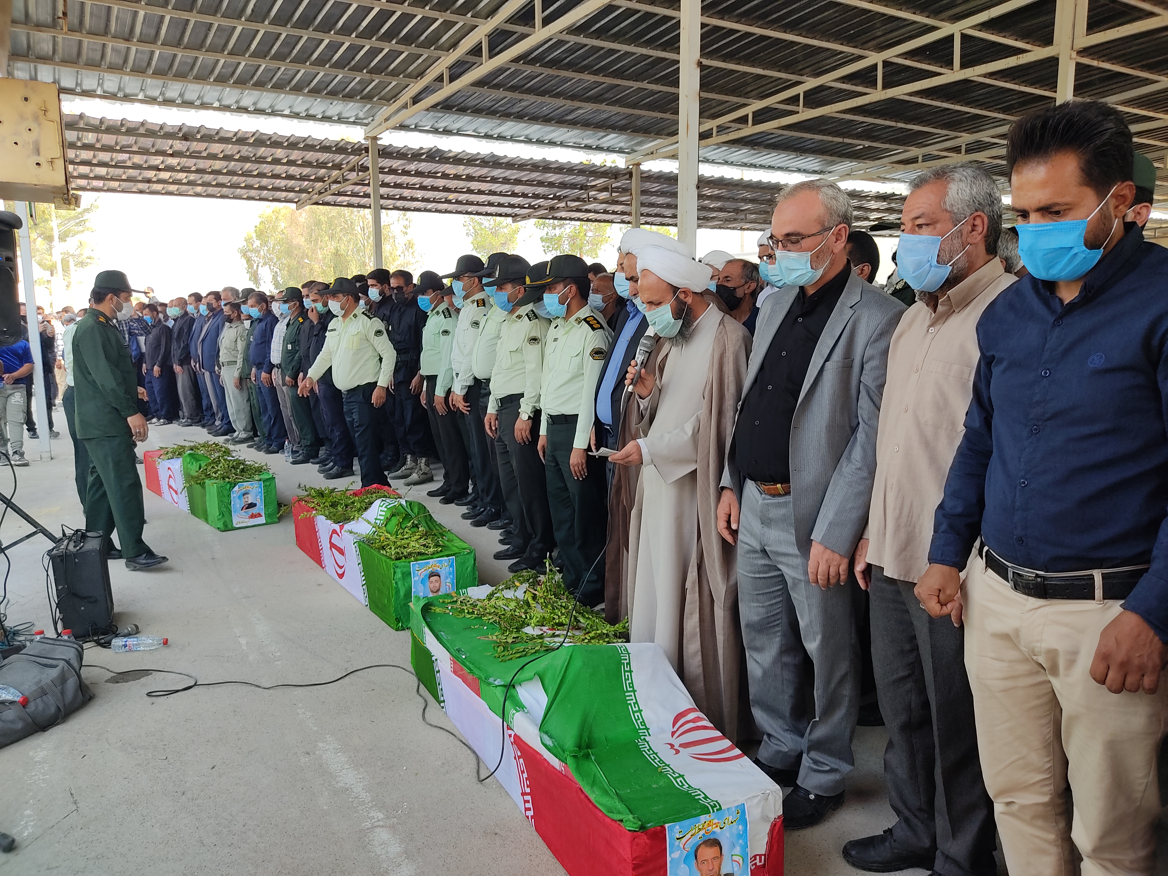 پیکر مدافعان طبیعت در فیروزآباد به خاک سپرده شدند+ تصاویر