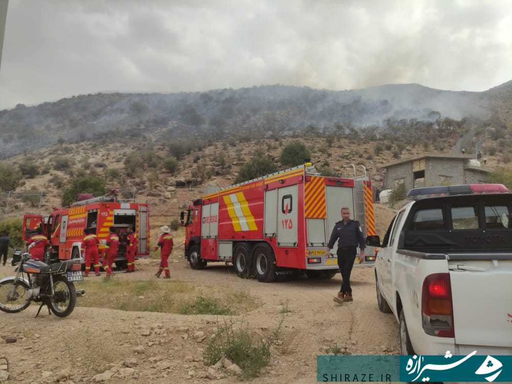 حریق گسترده در پارک کوهستانی دراک محار شد حریق گسترده در پارک کوهستانی دراک محار شد
