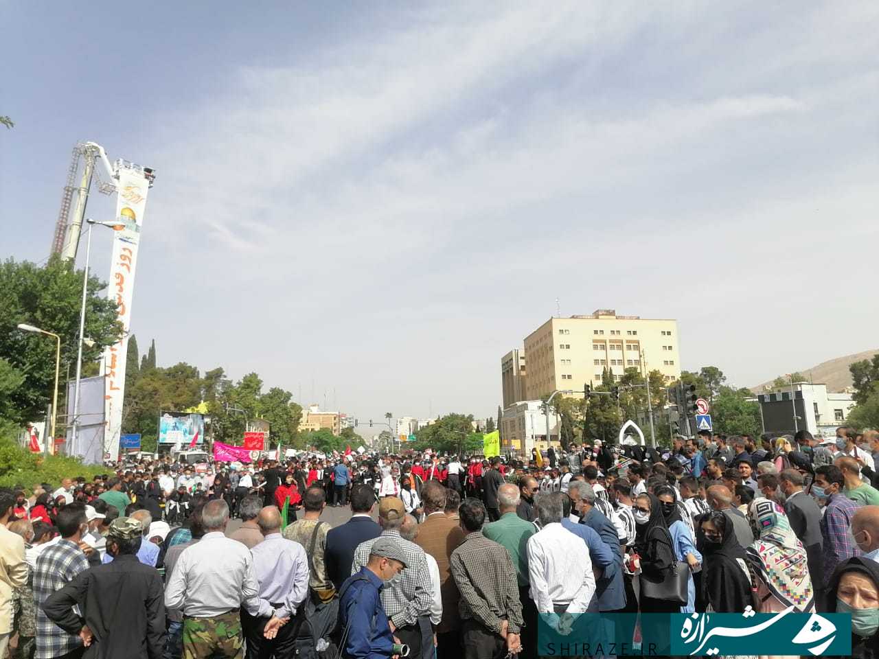 راهپیمایی روز قدس در استان فارس تا دقایقی دیگر آغاز می شود راهپیمایی روز قدس در استان فارس تا دقایقی دیگر آغاز می شود