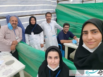 خدمت رسانی از جنس عشق و ایثار در موکب های درمانی استان فارس خدمت رسانی از جنس عشق و ایثار در موکب های درمانی استان فارس