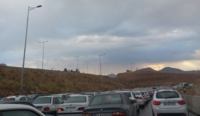 تصادفات زنجیره ای امروز محور مرودشت شیراز خسارت جانی در بر نداشت