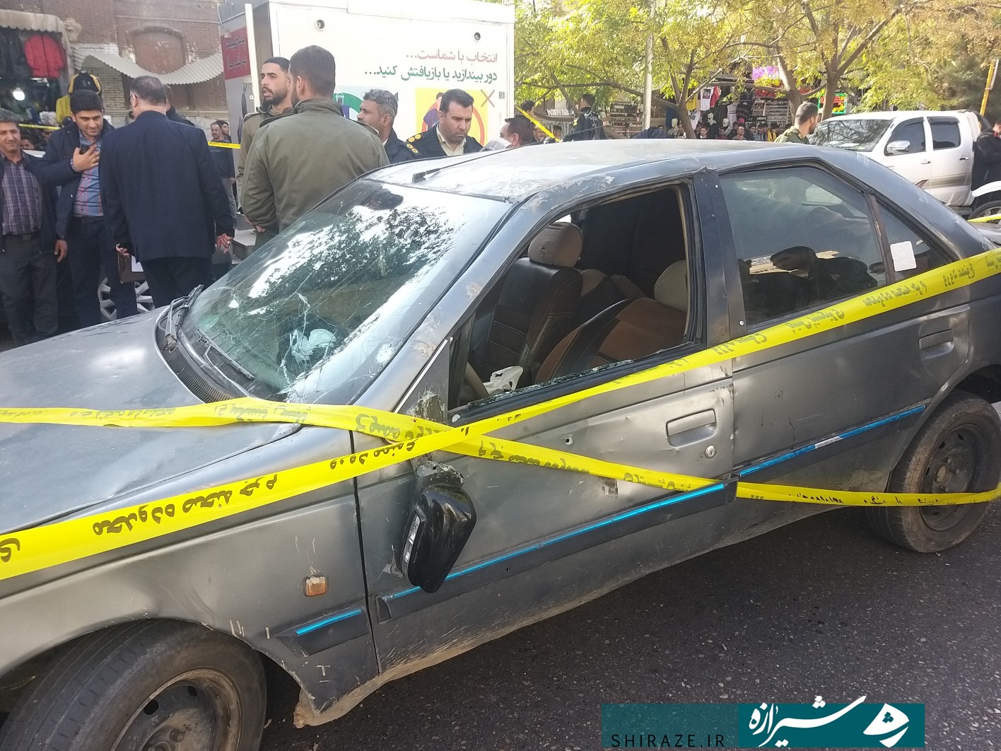 تیراندازی مسلحانه در چهار راه زند شیراز تیراندازی مسلحانه در چهار راه زند شیراز