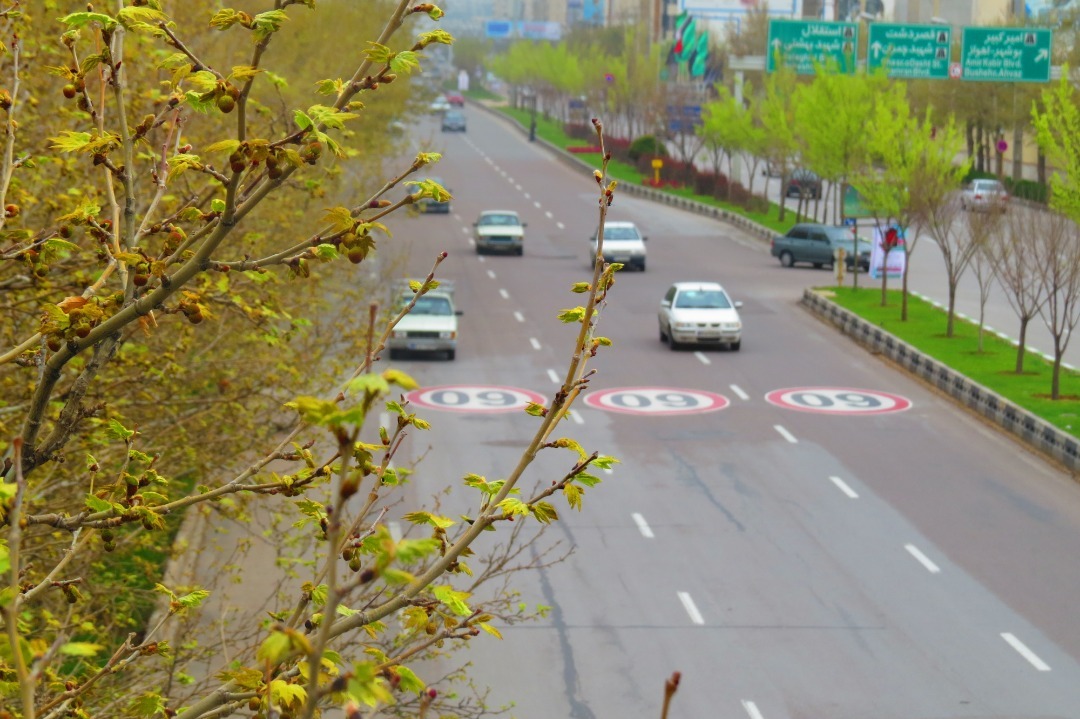 ‌اعلام سرعت مجاز در معابر شهری شیراز