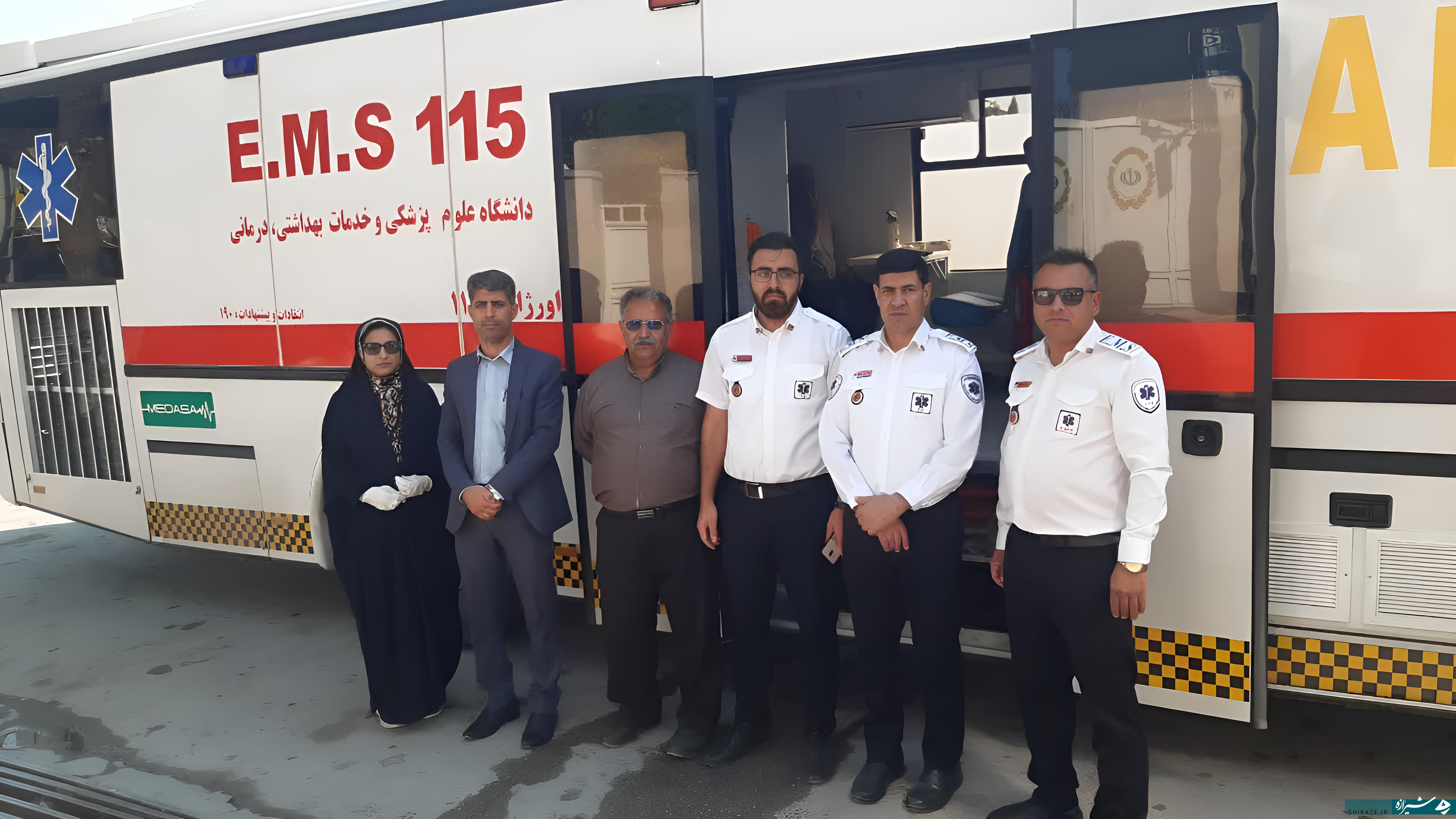 برپایی ایستگاه سنجش سلامت در فیروزآباد